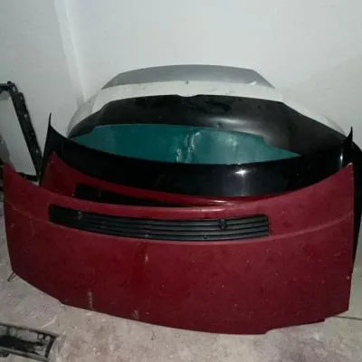 VW Transporter T4 Çıkma Ön Kaput Kırmızı Renk